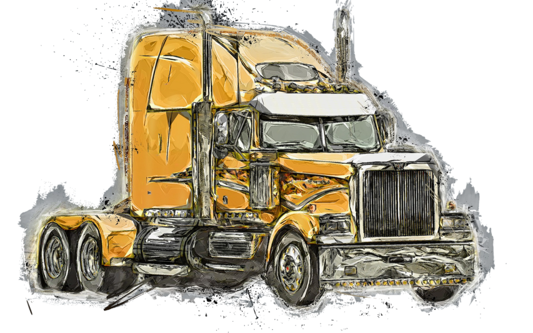 An illustration of a semi truck for the article Factors to Consider When Changing Freight Brokers: A Comprehensive Guide